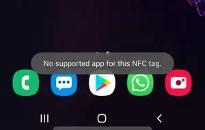 what is no supported app for this nfc tag|huawei nfc not showing up.